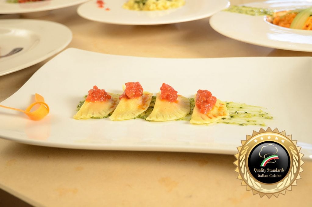 Ravioli with tomato  - Cooking School in Italy